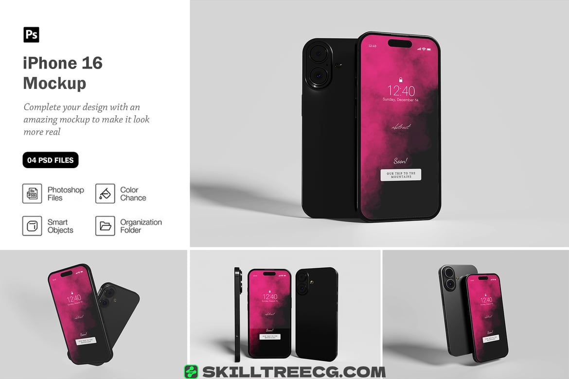 iPhone 16 Mockup（076399）-技能树